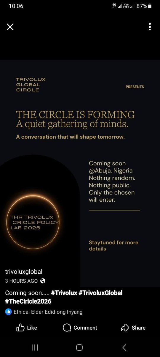 Trivoluxglobal's tweet photo. Something really big is happening soon in the tech space.... #TrivoluxGlobal #TheCircle2026 #Comingsoon https://t.co/UQMfQYgnv5