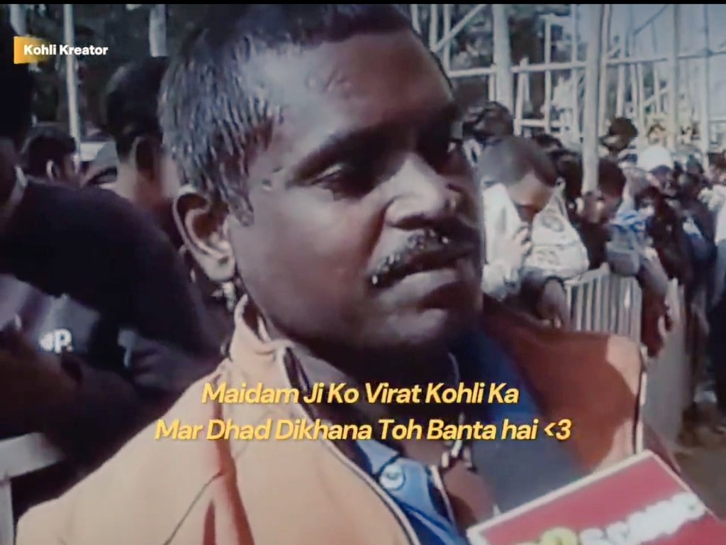 Imniteshkumar's tweet image. कोहली ने आज मारधाड़ इसलिए किया है 😂