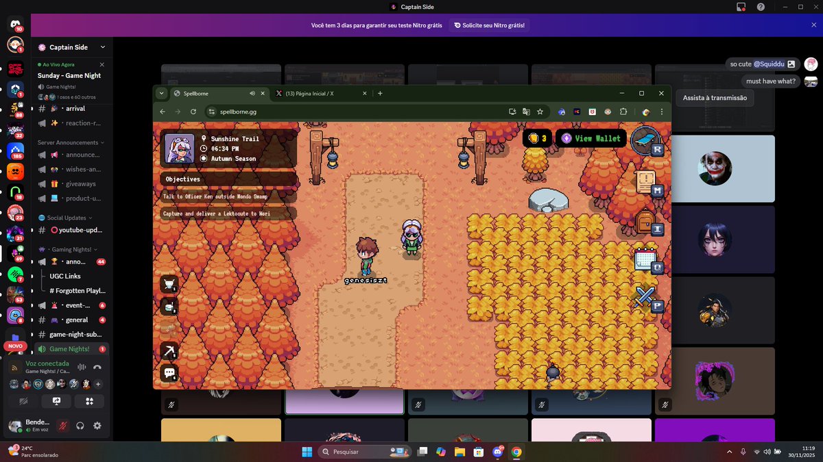 BenderBee_'s tweet photo. 🎮Participating in the @spellborne  game night from @GamingOnAvax  with fellow community members @CaptainSide1 !
💫Don't miss this game night!
https://t.co/V0DFr2cLpT https://t.co/bPQGZPnskI