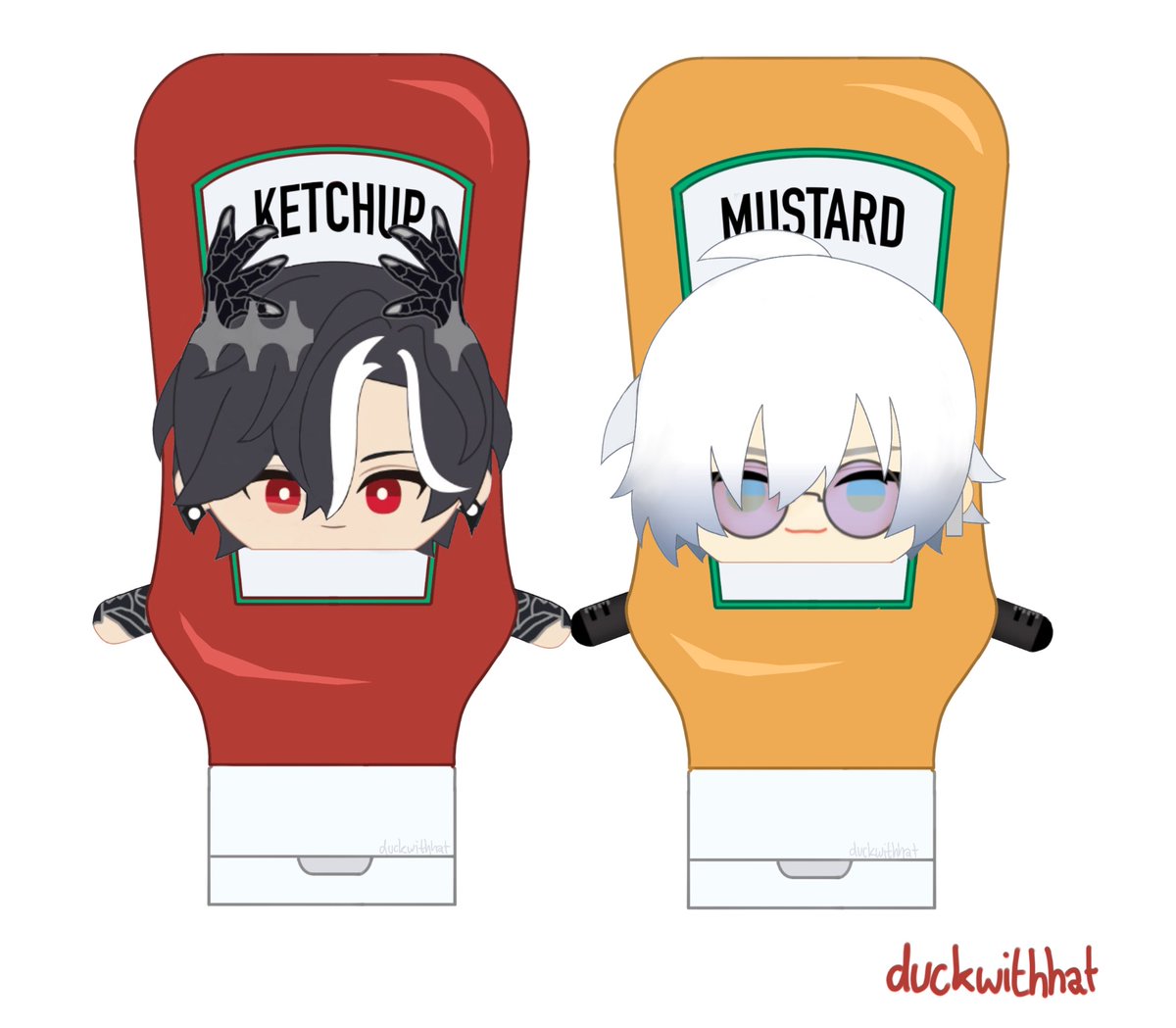 Ketchup and mustard ahh duo
#Lunography #kaepix