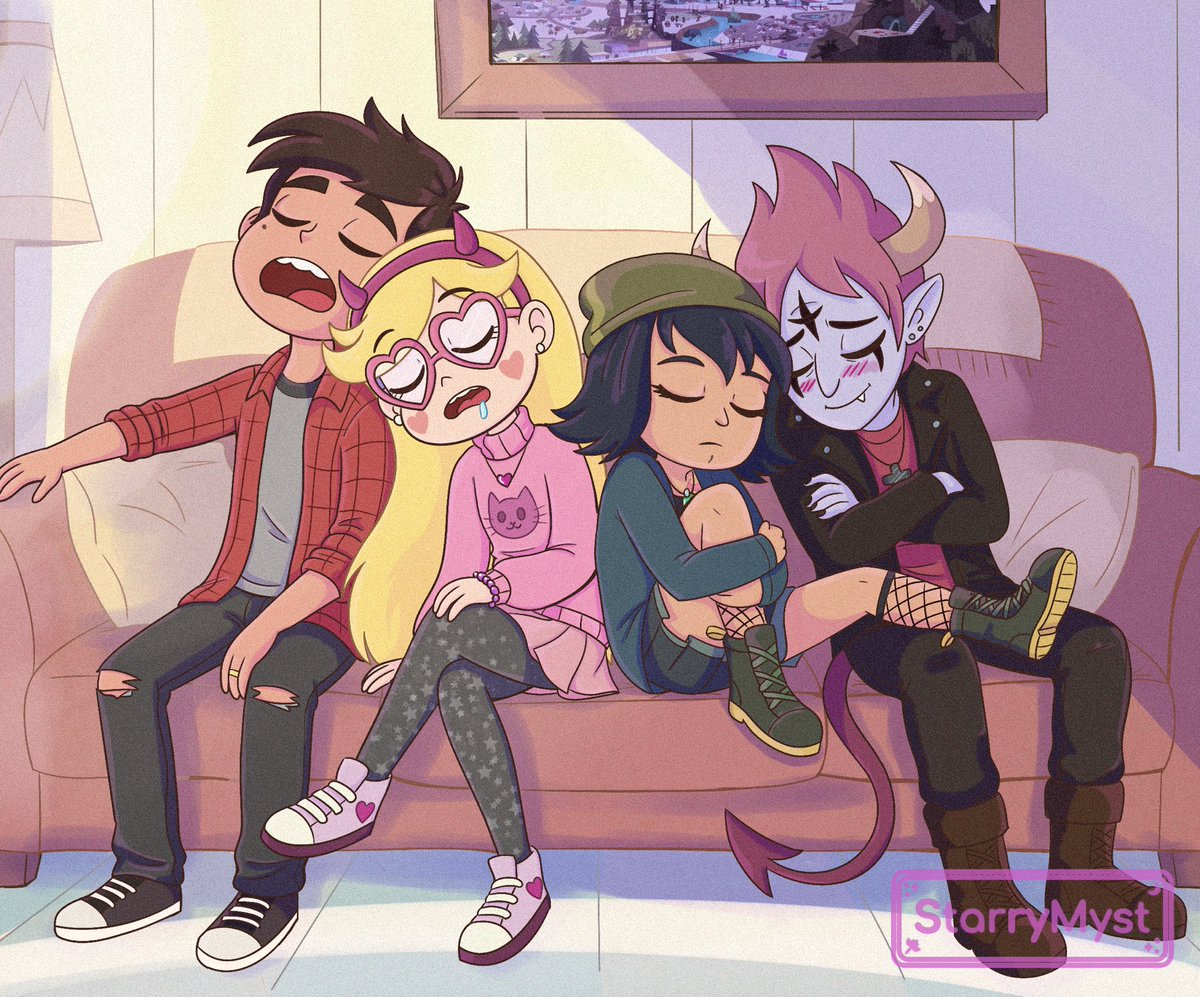 StarryMyst's tweet photo. Sleepy beans π«Άβ¨
More art for my AU!
Had to draw the cuddle pile. βΊοΈβΊοΈπ
#StarVsTheForcesOfEvil #Svtfoe #svtfoefanart #svtfoeau #MyArt #fanart #starco #StarButterfly #MarcoDiaz #Jantom #JannaOrdonia #TomLucitor #AgeofParadoxAu #fanfiction #fanfic https://t.co/m53gO235kI