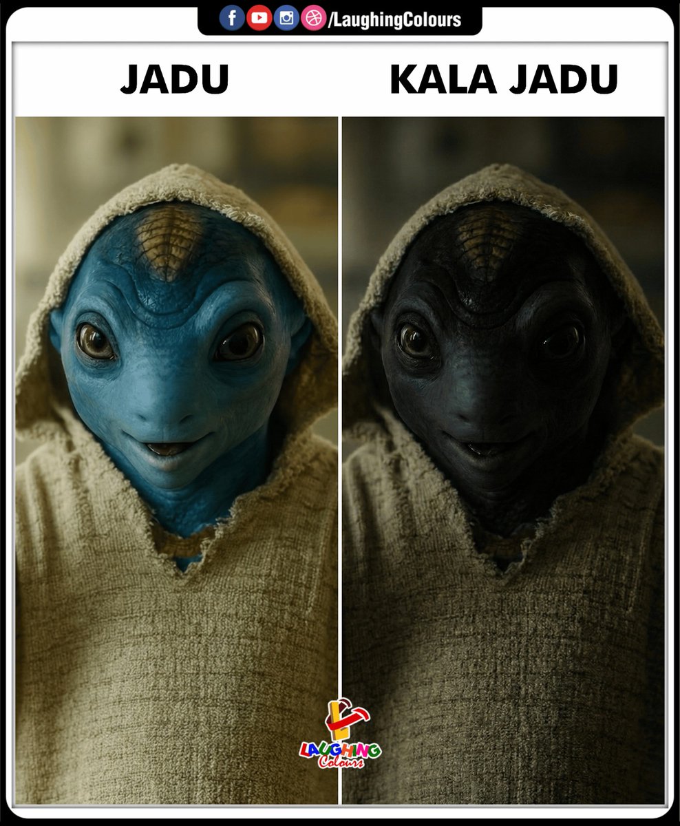 LaughingColours's tweet image. Magic mode activated 😂

#FunnyMeme #DesiHumor #RelatableFun #LaughingColours #JustForLaughs #InternetComedy