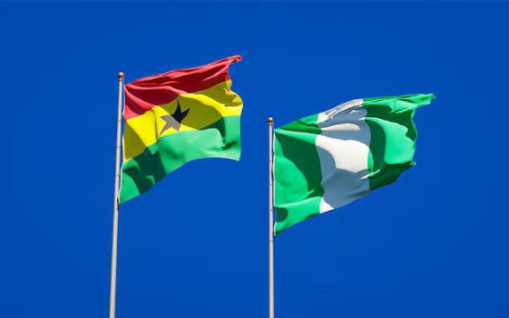 Government debt as share of GDP.

🇬🇭 Ghana — 2010: ~ 33.0% of GDP  
🇳🇬 Nigeria — 2010: ~ 9.6% of GDP 

🇬🇭 Ghana — 2024: 70.5% of GDP.
🇳🇬 Nigeria — 2024: 52.9% of GDP
Source: Trading Economics