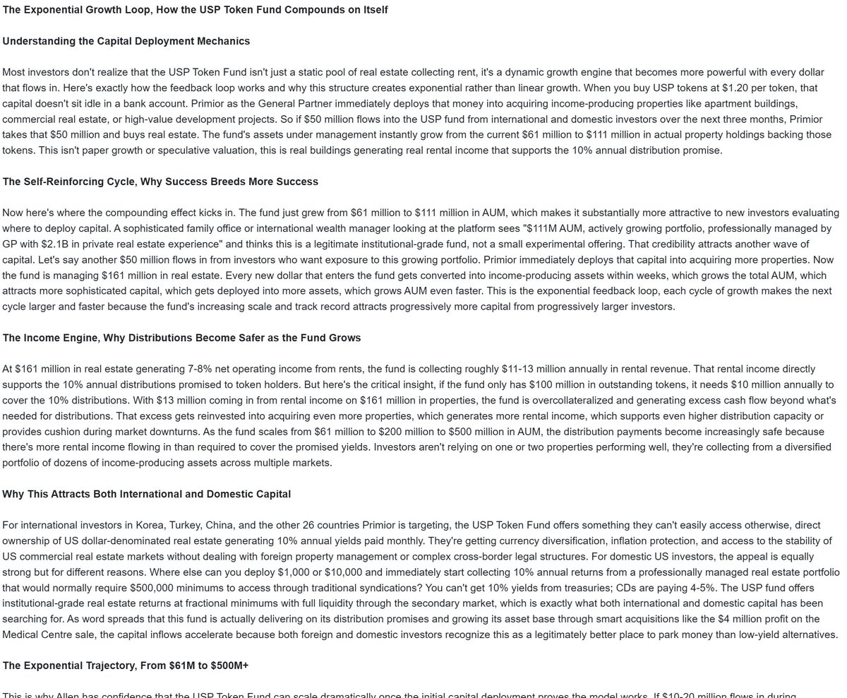 OfProfits's tweet image. $GRLT The Exponential Growth Loop, How the USP Token Fund Compounds on Itself

Understanding the Capital Deployment Mechanics

Continue reading the full article at the link below: investorshub.advfn.com/boards/read_ms…