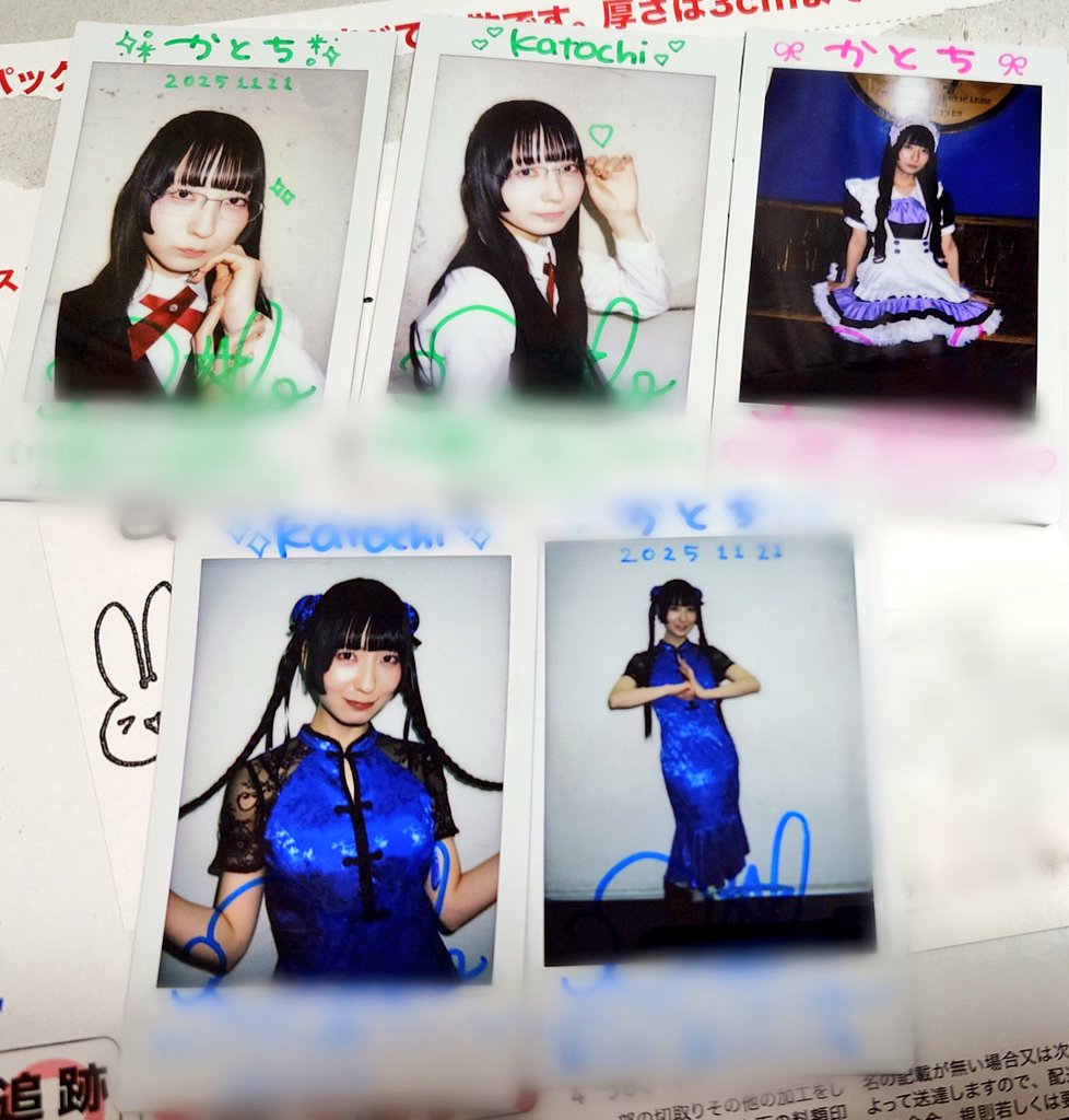 カナヲ ポスター チェキ 横浜帰宅！ツクヨミケイコさんのハロウィンオンチェキ第二弾が届いて