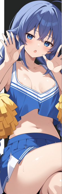 先輩応援してます 健全な冬の健全なスポーツ SFWイラスト