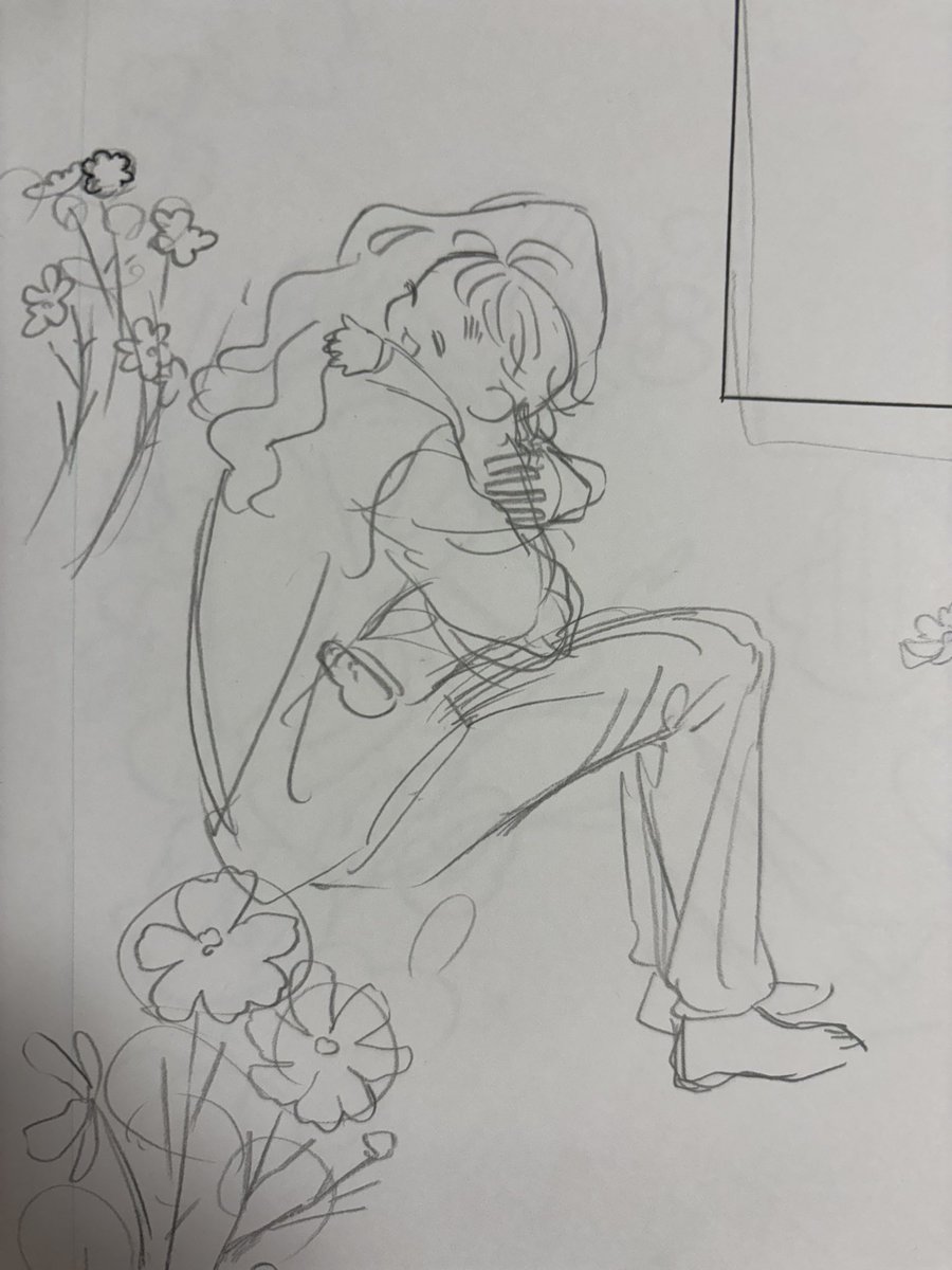 ペン入れ目標枚数まで達さなかったけど、いい絵が描けたし寝るー 