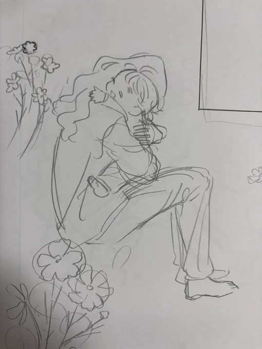 ペン入れ目標枚数まで達さなかったけど、いい絵が描けたし寝るー 