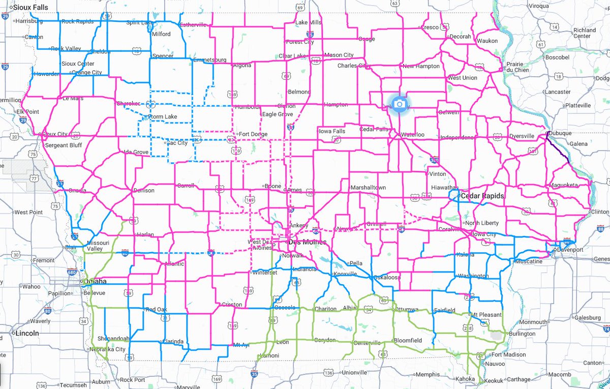 Great reference on road conditions from the <a href="/iowadot/">Iowa DOT</a>. They are working hard to clear roadways but it will take time. Travel conditions remain poor across much of Iowa early this morning. 8:30 am CST 11/30/25 #iawx