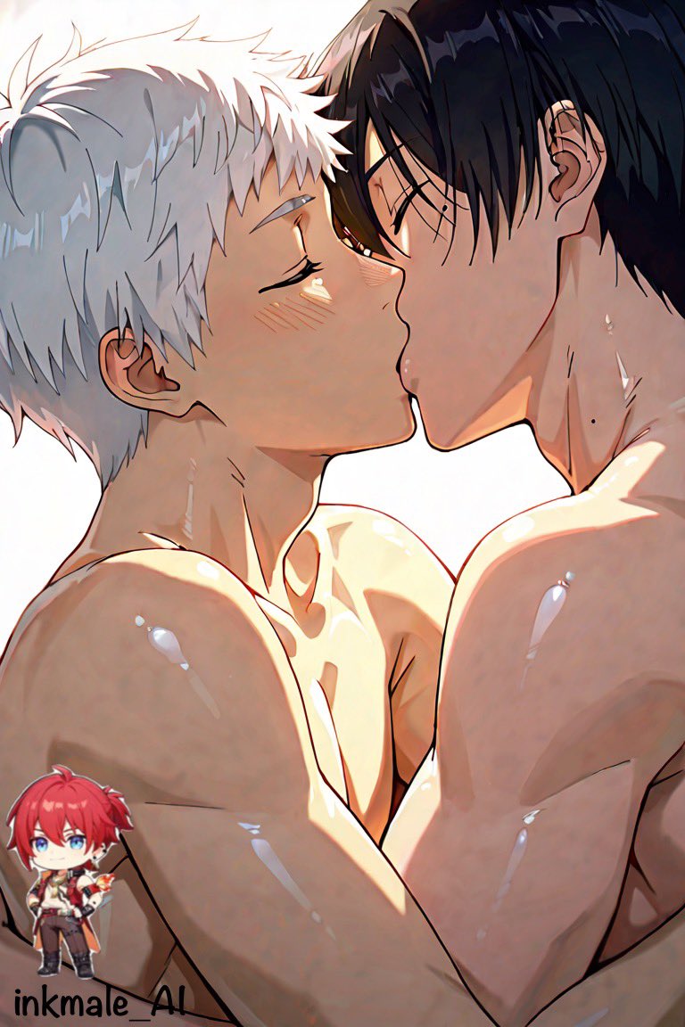 inkmale_AI's tweet photo. I just rewatched The Summer Hikaru Died and I’m completely in my feelings again 😭 These two own my whole heart. Here’s some soft SFW pics, because sometimes it’s all about the quiet moments… and the journey that ties them together. 🤍��

#TheSummerHikaruDied #HikaruAndYoshiki https://t.co/WgkNh0TTFn