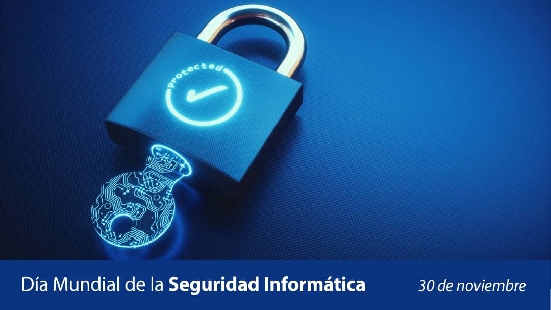📌 Hoy es el Día Mundial de la #SeguridadInformática, momento para reflexionar acerca de la importancia de proteger tanto la información ℹ️ como las herramientas que la gestionan💻📶.
🔍 Seamos conscientes de los riesgos de seguridad 🔐 en un mundo cada vez ➕ digital 📲.