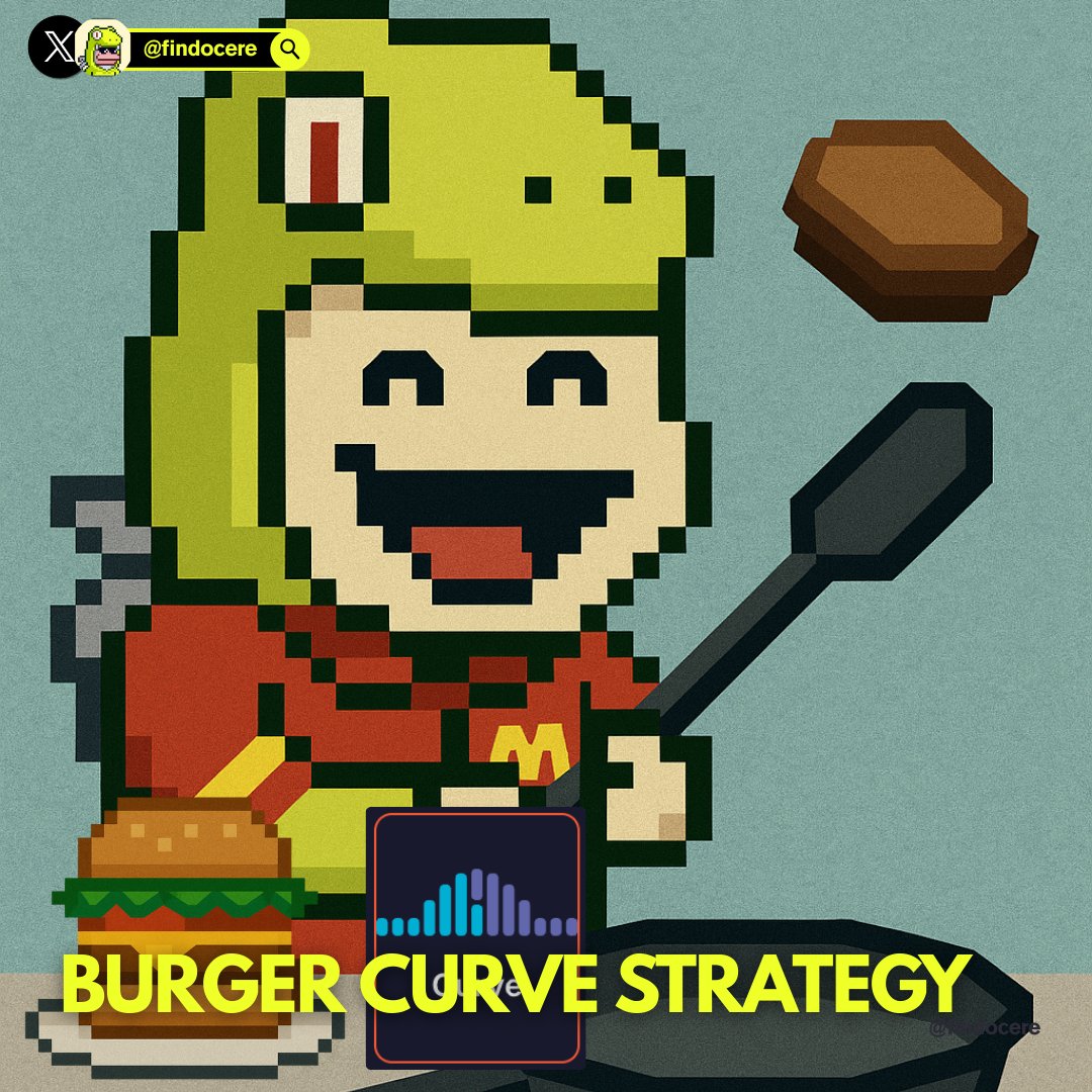 버거 커브 전략을 픽셀 아트로 묘사한 일러스트