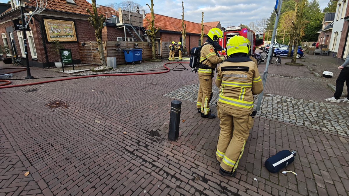 Brand in droger bij horecazaak in Zelhem