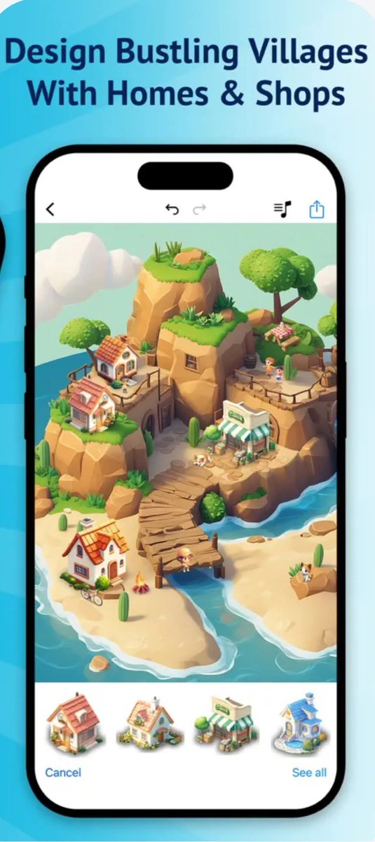 pizap's tweet image. 🌴✨ Build Your Dream Tiny Island… with AI Magic! ✨🌴

Ready to escape to your tiny island?
🏝️✨ Dive in and start creating!

✔️Download here: apps.apple.com/us/app/tiny-is…

#TinyIslandLife #AIBuilder #SandboxFun #CreativityUnleashed #ChillVibesOnly #IslandCreator #BuildWithAI