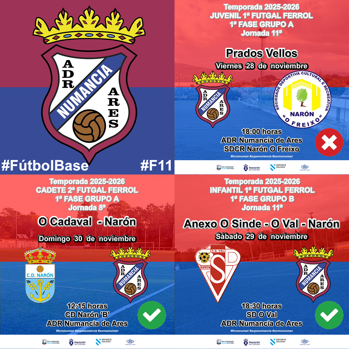 #Resumen Fútbol 11. ADR Numancia de Ares