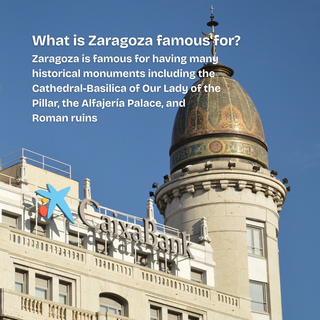 becciabroad's tweet photo. Mini Travel Guide to #Zaragoza, #Spain 🇪🇸

Zaragoza is a popular stopover between Madrid and Barcelona, and last weekend my friend from Barcelona and I made it a "meet in the middle" day trip 😊

Have you visited Zaragoza before? 🇪🇸 https://t.co/P39TAkM2Gv