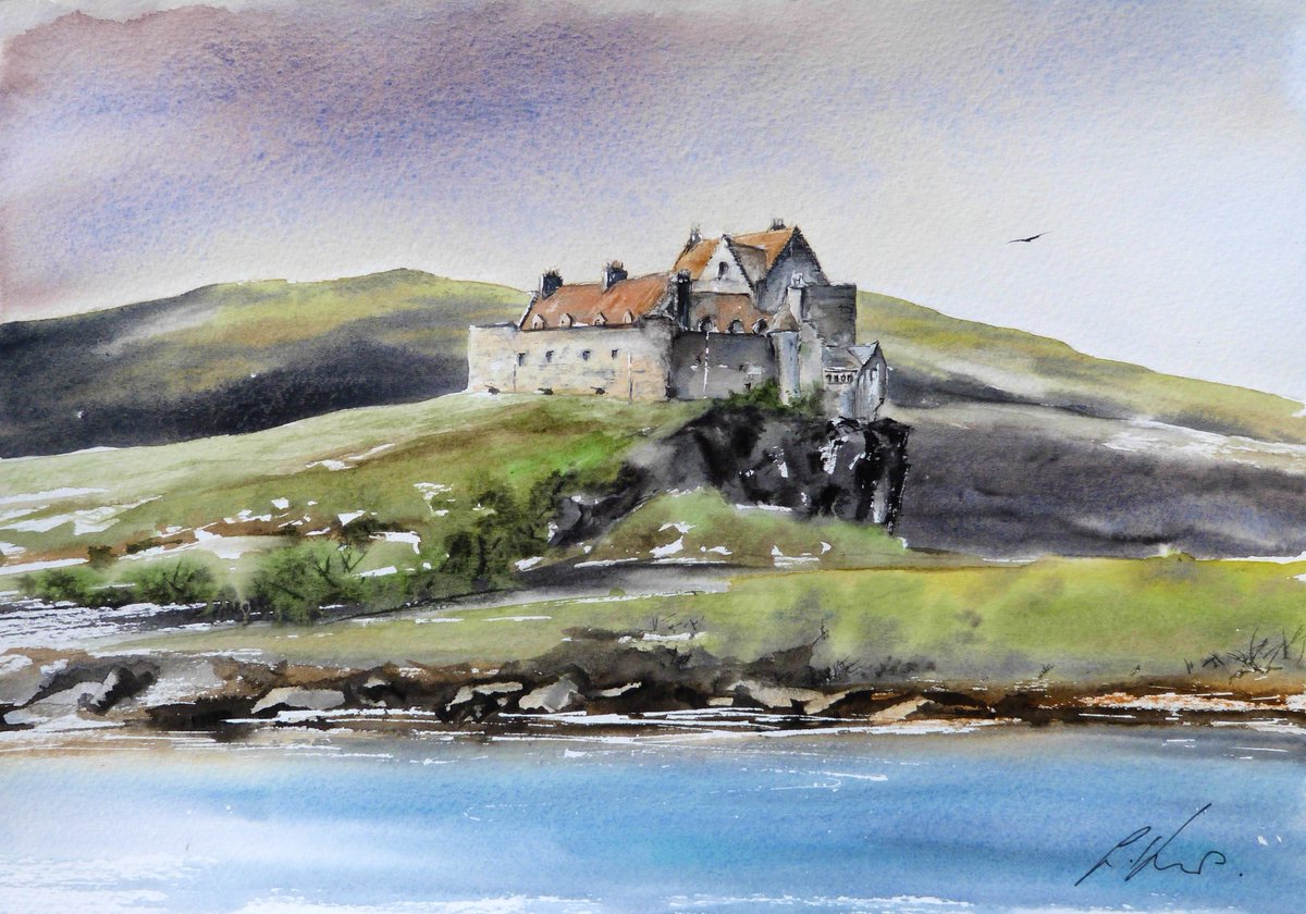 KempWatercolour's tweet photo. Duart Castle, Isle of Mull, watercolour.
#watercolour #art #isleofmull #duartcastle https://t.co/M9O1NQiOdB