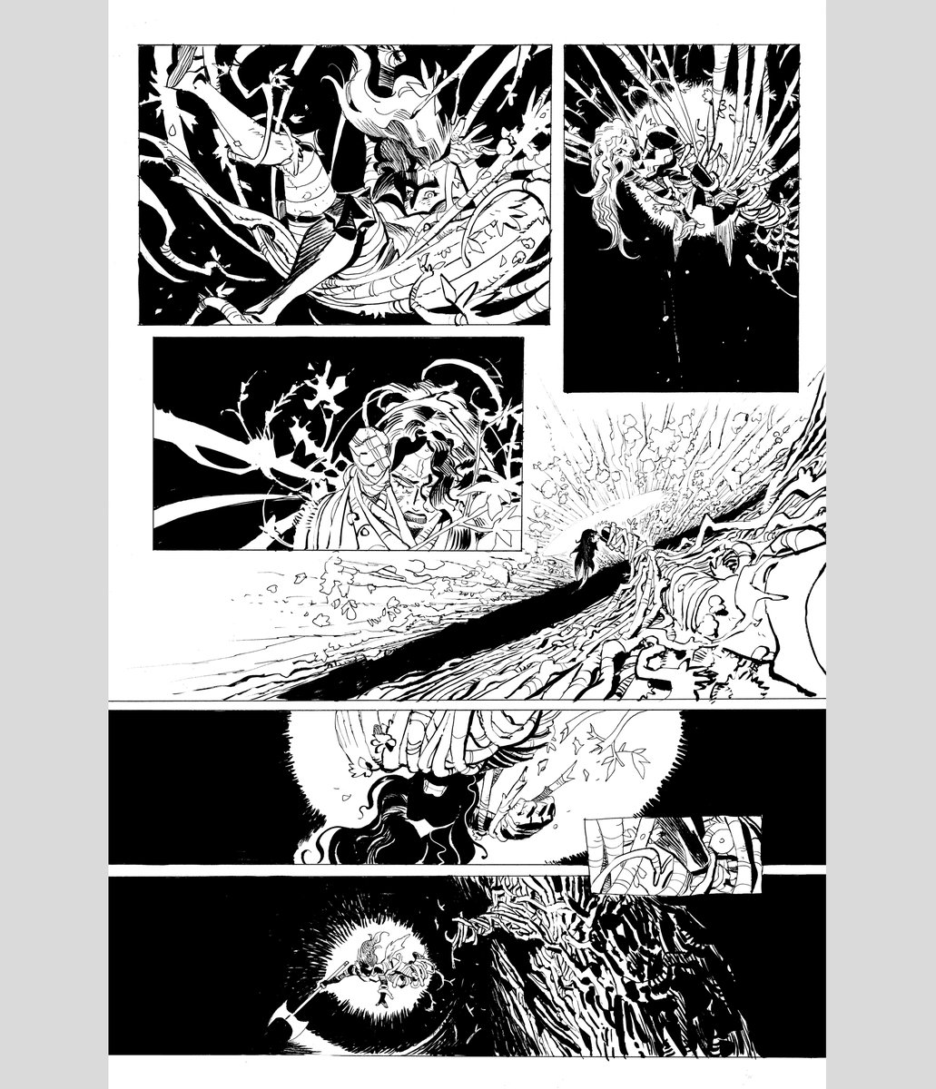 matiasbergara's tweet image. More inks for Absolute Wonder Woman #14!