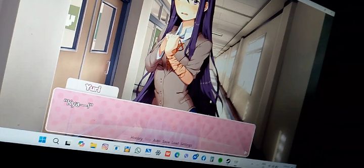 naomiyeow's tweet photo. yuri was so cutspo here I was so jealous #ddlc https://t.co/up12Q8LgZF