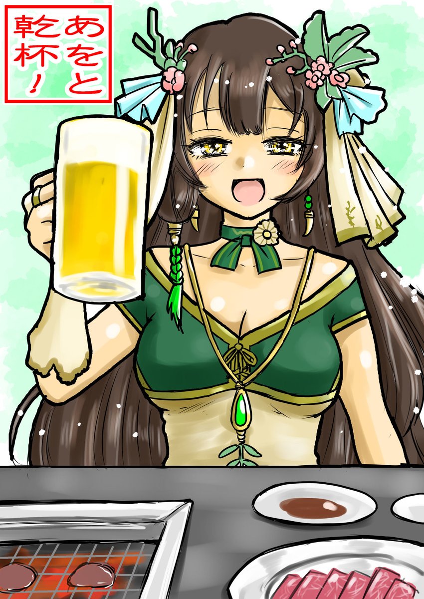 #今月描いた絵を晒そう 
原稿の隙間によその子様とうちの子を何枚か。 