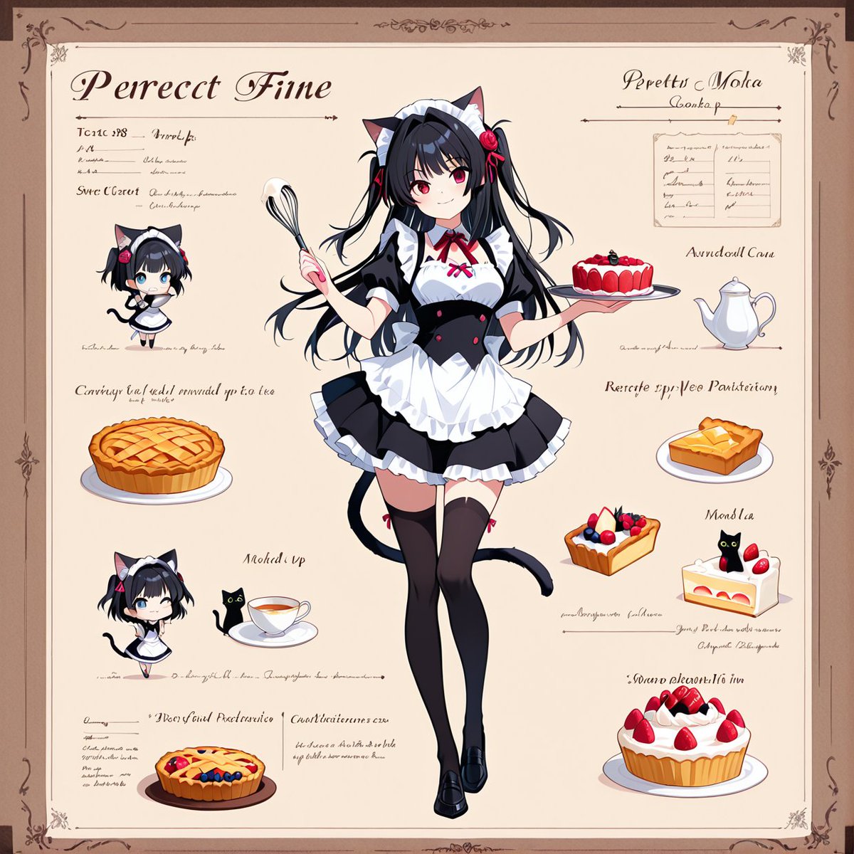 #AIイベント好きな動物娘 #AIイラスト 
1600名、おめでとうです
動物娘？
猫・ネコ・ねこ・🐈
くろいねこ！