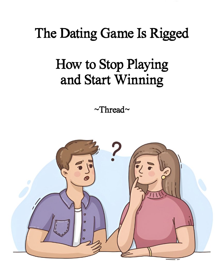 MasculinityArc's tweet image. The Dating Game Is Rigged

How to Stop Playing and Start Winning

~Thread~