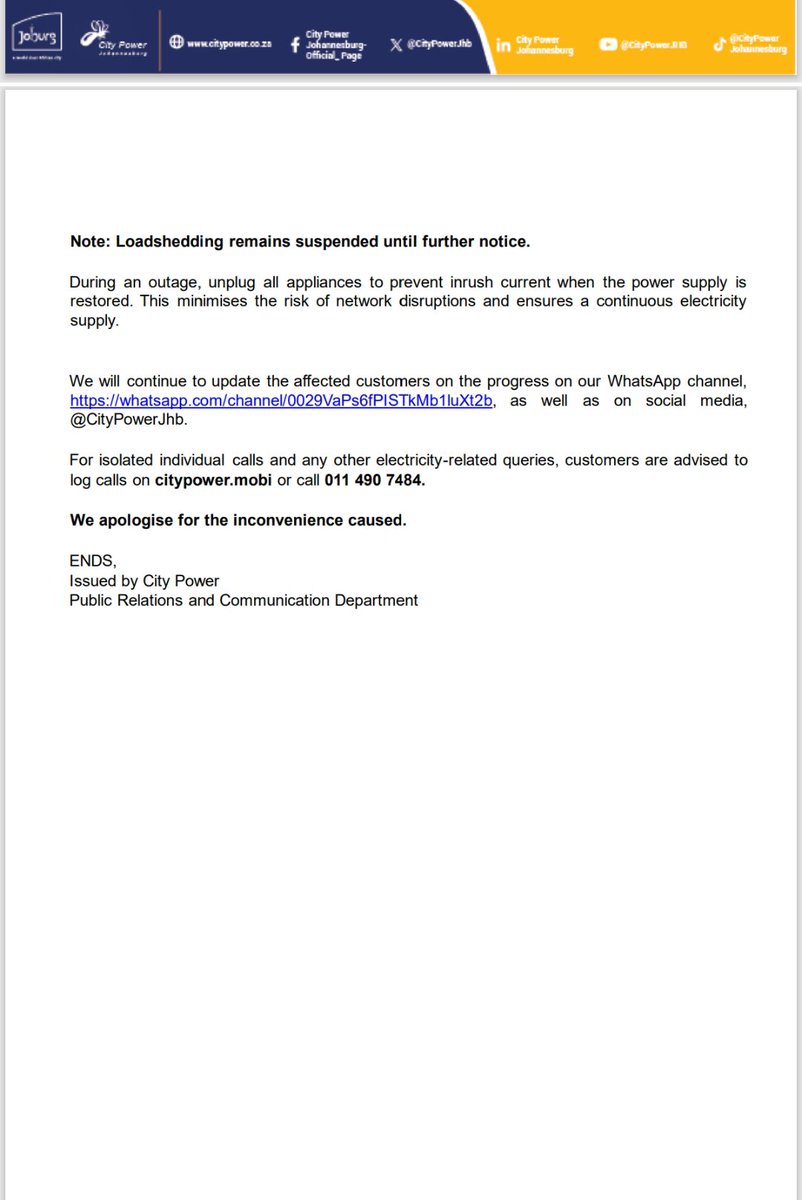 @CityPowerJhb tweet media