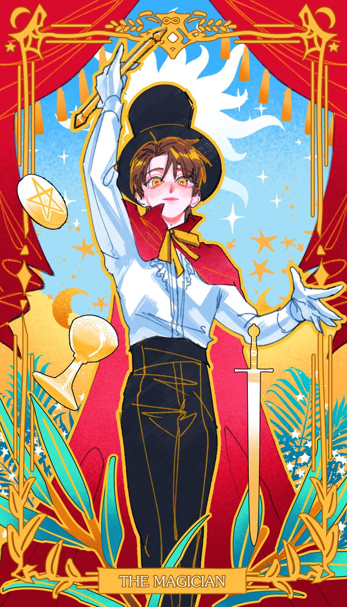 THE MAGICIAN🔮✨

สนุกมากๆเลยค่ะกับงานครั้งนี้ ทุกคนไอเดียระเบิดระเบ้อมาก สวยน่ารักกันสุดๆ ดีใจที่ได้ร่วมเฟรมกันนะคะ🙏🫶🩷
/ขออนุญาตเพิ่มกรอบกับชื่อไพ่นะคะ ลืมคิด ;w;

#SkyNaniArcanaHour