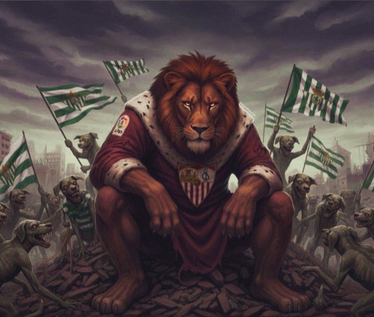 Sobre el cadáver del león festejan los perros. Sin embargo, el león sigue siendo león y los perros siguen siendo perros.