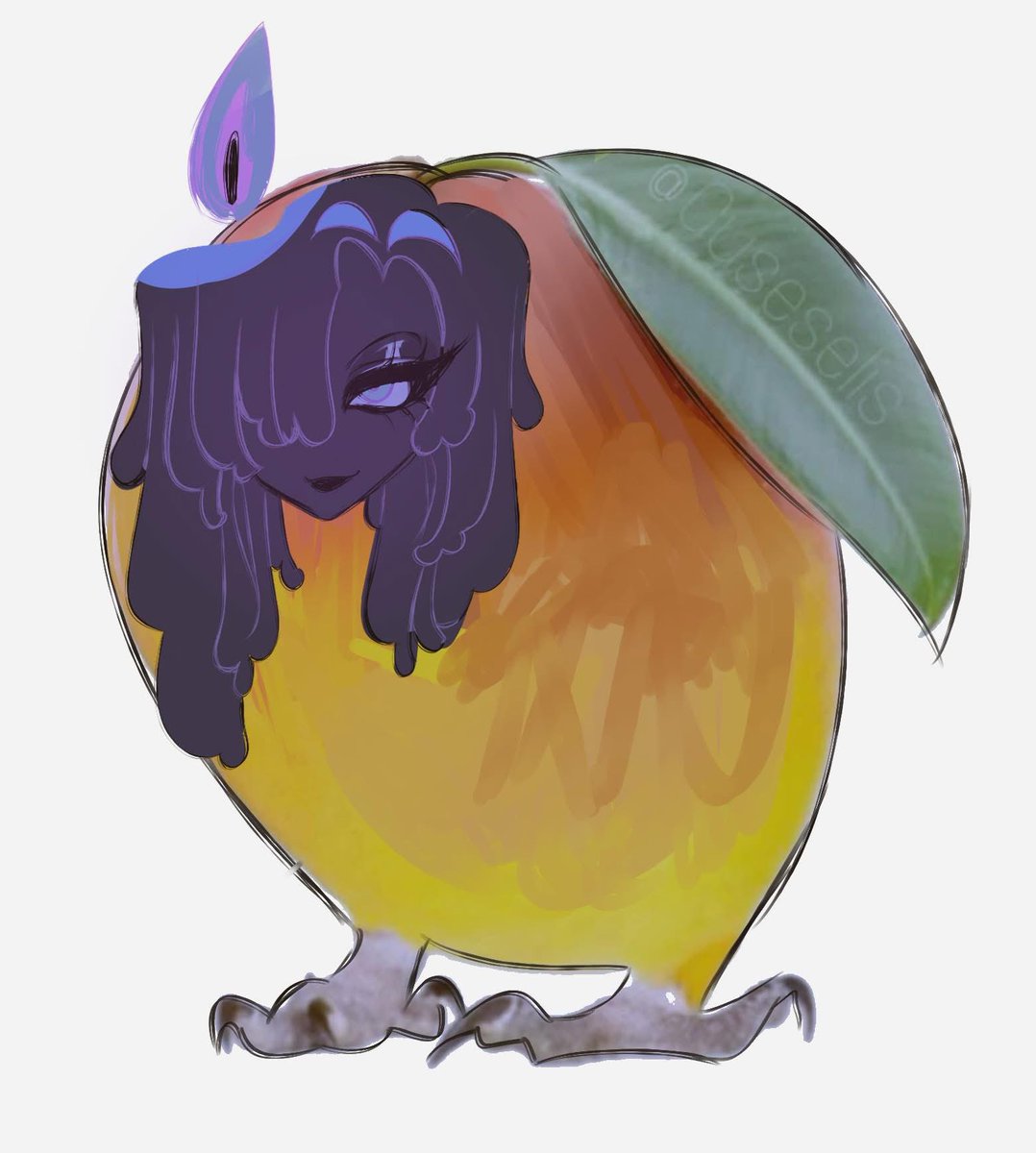 aetheriarx's tweet image. Dandy&apos;s World yume draw yourself as the mango bird #dandysworld #oc