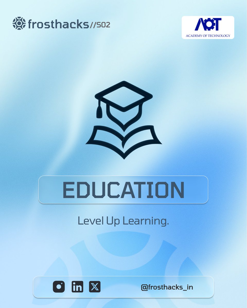 frosthacks_in's tweet image. 🎓 Education

Level Up Learning. How can technology revolutionize classrooms, personalize study experiences, and make education accessible to all corners of the globe? The future of learning is in your hands.
Level Up Learning. #EducationInnovation #FutureOfLearning #Frosthacks2