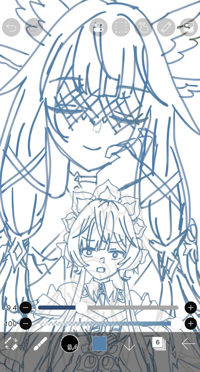 PyiPyiMiMe's tweet image. 🤖✖🪽 ラフ