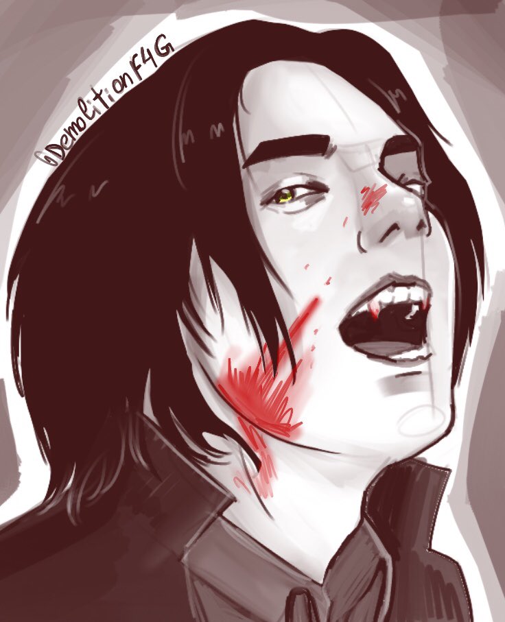 DEMOLITIONF4G's tweet photo. Vampire!! 🦇 

#mcrtwt #mcrfanart #gerardway https://t.co/OZjNKCXL19
