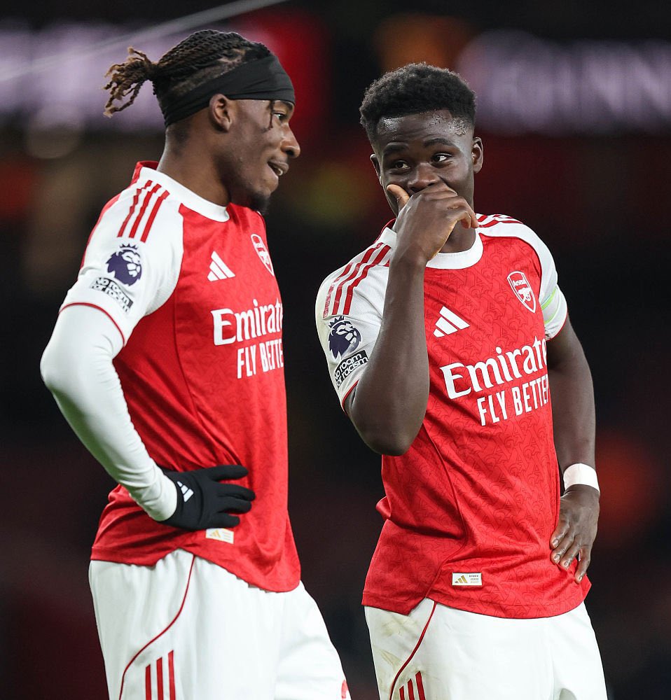 🚨 When Arsenal were conducting their due diligence into the signing of Noni Madueke this summer, Bukayo Saka gave Mikel Arteta a glowing reference of the player. Saka believed that Madueke would make the squad - and himself - better by adding more competition. [<a href="/sr_collings/">Simon Collings</a>]