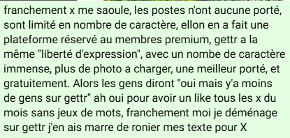LaPesteRousse's tweet photo. Mon gettr, bye les bots, les premiums, les sponsorisés, prêcher dans un desert participant à la mascarade médiatique sponsorisant ce modèle comme " le rebel des réseaux sociaux" qu'il n'est pas . mon gettr : https://t.co/4pQJgU63tq https://t.co/foOynWpcO7