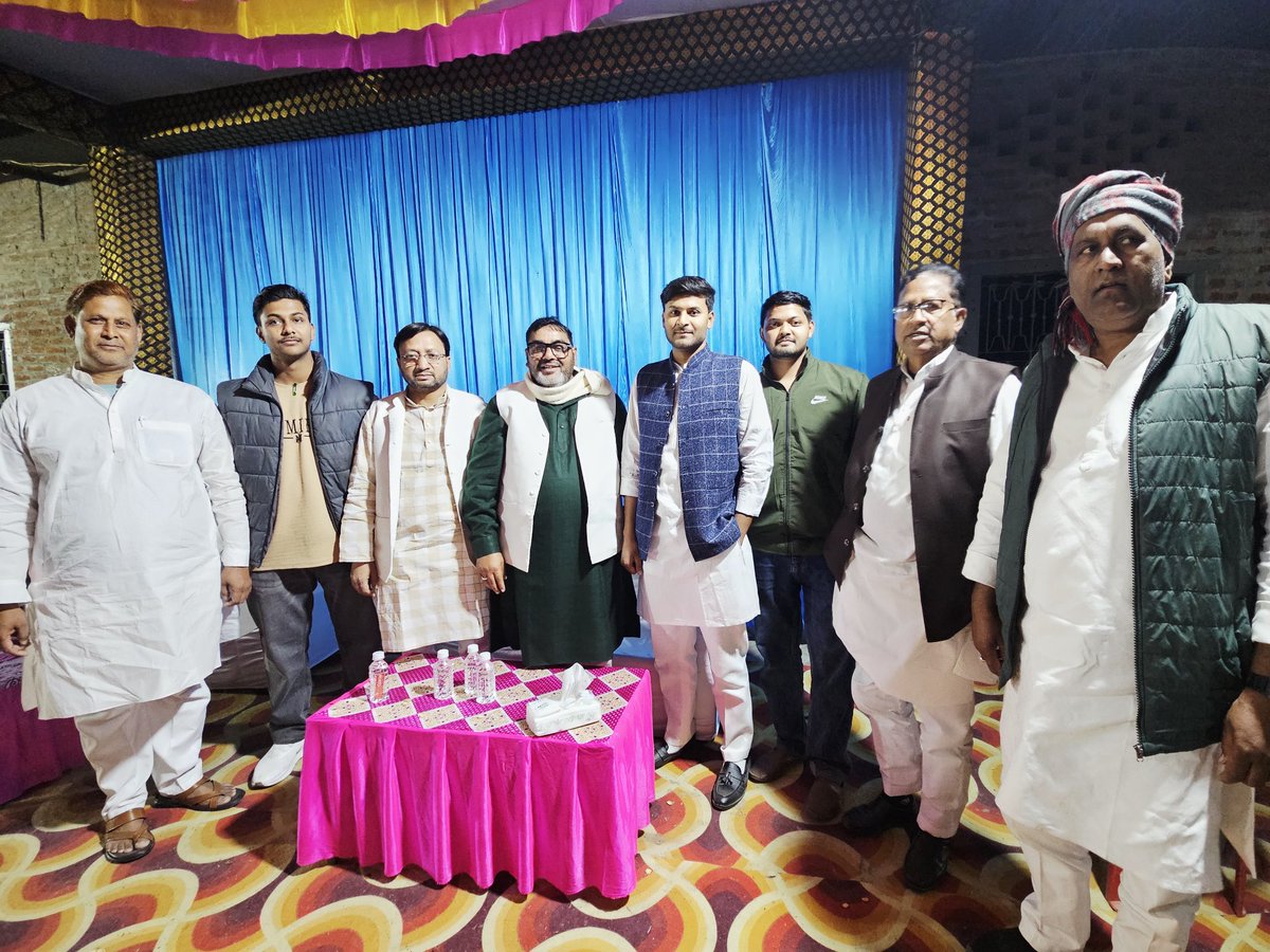 AltafAnsari356's tweet image. अपने नगर कोपागंज मोहल्ला नयापुरा अत्ताउल्लाह की बेटी की शादी में!
@samajwadiparty @yadavakhilesh