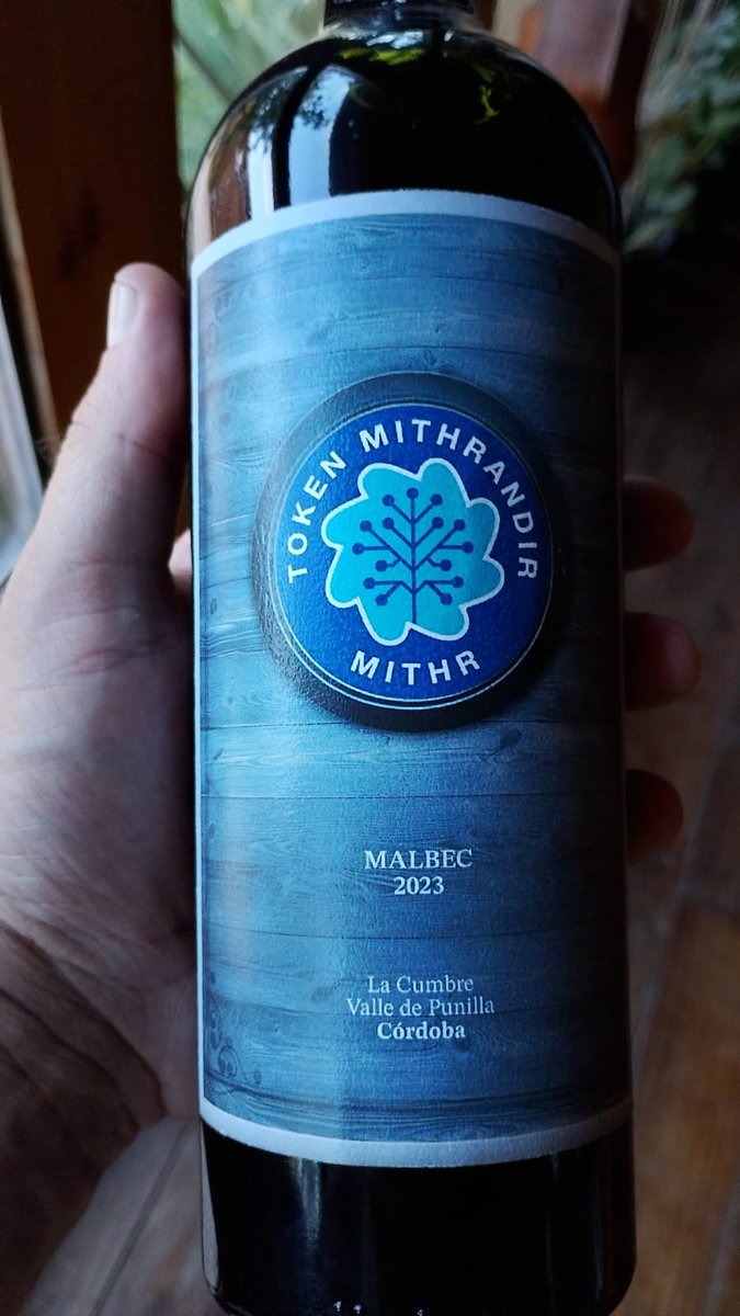 Tokenmithr's tweet image. Vino Tinto Malbec - cosecha 2023 - Token Mithrandir  Otro producto más que comercializa tokenMithrandir uniendo el mundo de productos primarios y la blockchain.  

#MITHR #vinotinto #BlockchainSecurity #blockchaintechnology #BlockchainForHumanity #Cardano  :) #wine