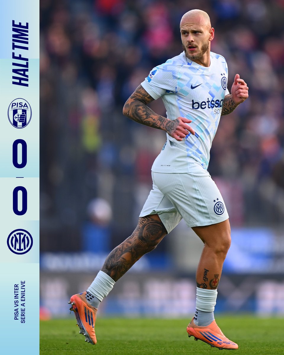 Inter_en's tweet image. Goalless at the break ⏸️