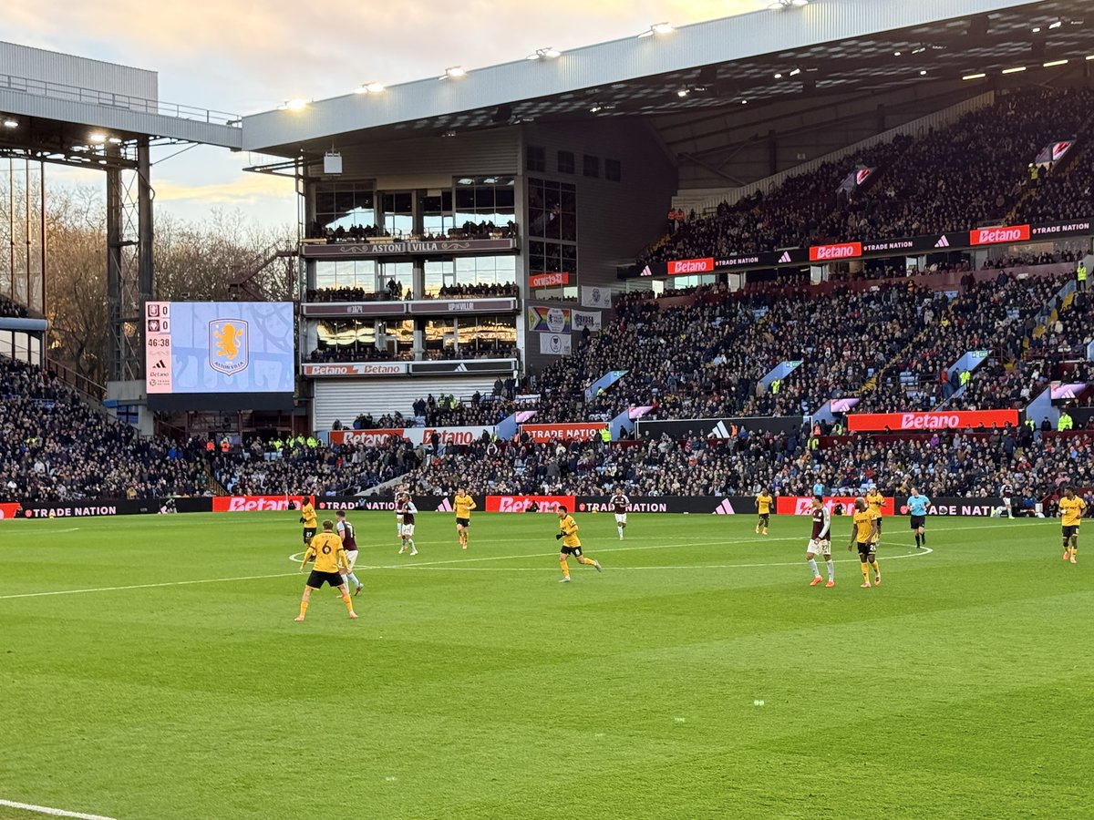 _AlwaysWolves's tweet image. HALF TIME
Villa 0-0 Wolves 
THOUGHTS