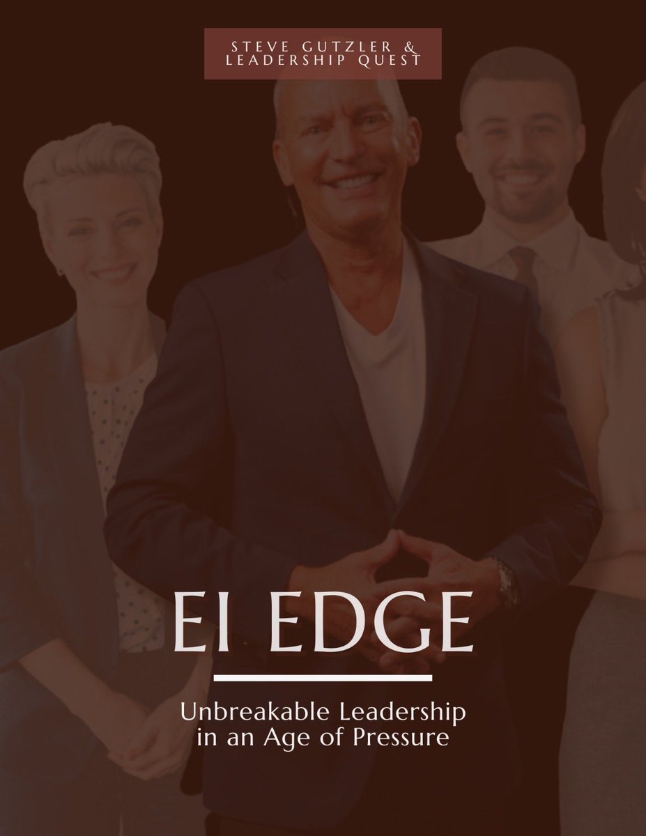 SteveGutzler's tweet photo. Our new program EI Edge is an interactive experience that equips and empowers personal leaders to redirect stress, and build sustainable relationships. Contact:
https://t.co/5XckvjxmK7 #Leaders #Teams #Summits #Conferences https://t.co/rap0bk21Bh