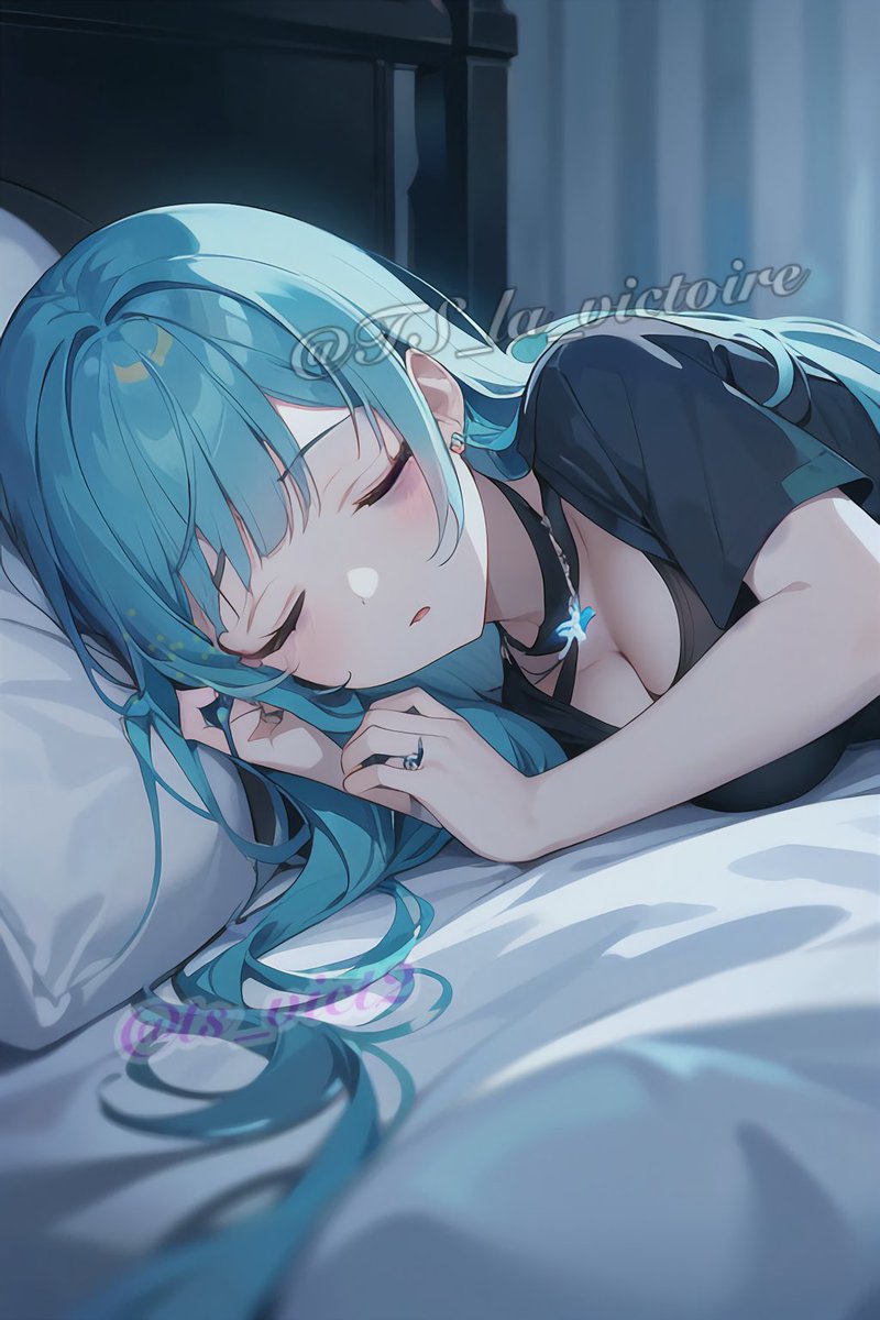 みんなお疲れさま！ おやすみー！！ #AIイラスト