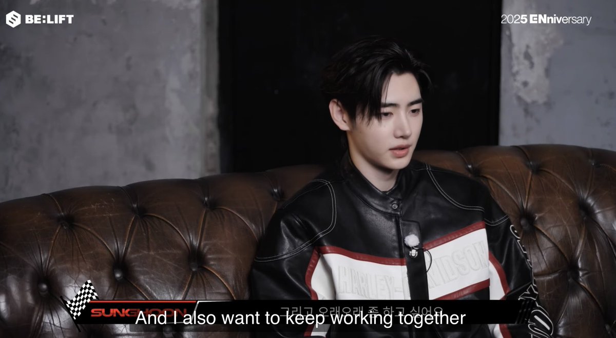 jayseongieee's tweet image. “i want to keep working as a part of ENHYPEN”

“i want to spend more good time together”

“i would like to keep working as a member of ENHYPEN, i want to do it for as long as i can”

“and i also want to keep working together”

my enha 🥹