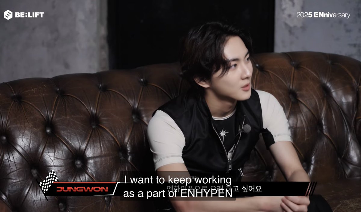jayseongieee's tweet image. “i want to keep working as a part of ENHYPEN”

“i want to spend more good time together”

“i would like to keep working as a member of ENHYPEN, i want to do it for as long as i can”

“and i also want to keep working together”

my enha 🥹