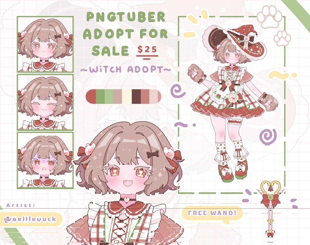 BellieDuck's tweet photo. Price: $25 (Adopt with chara sheet) $15 (Adopt only)
$40 (PNGTuber)

Inclusion:
•Commercial rights
•Character Sheet
•Additional fullbody png for the PNGtuber model https://t.co/4URG2neVWz