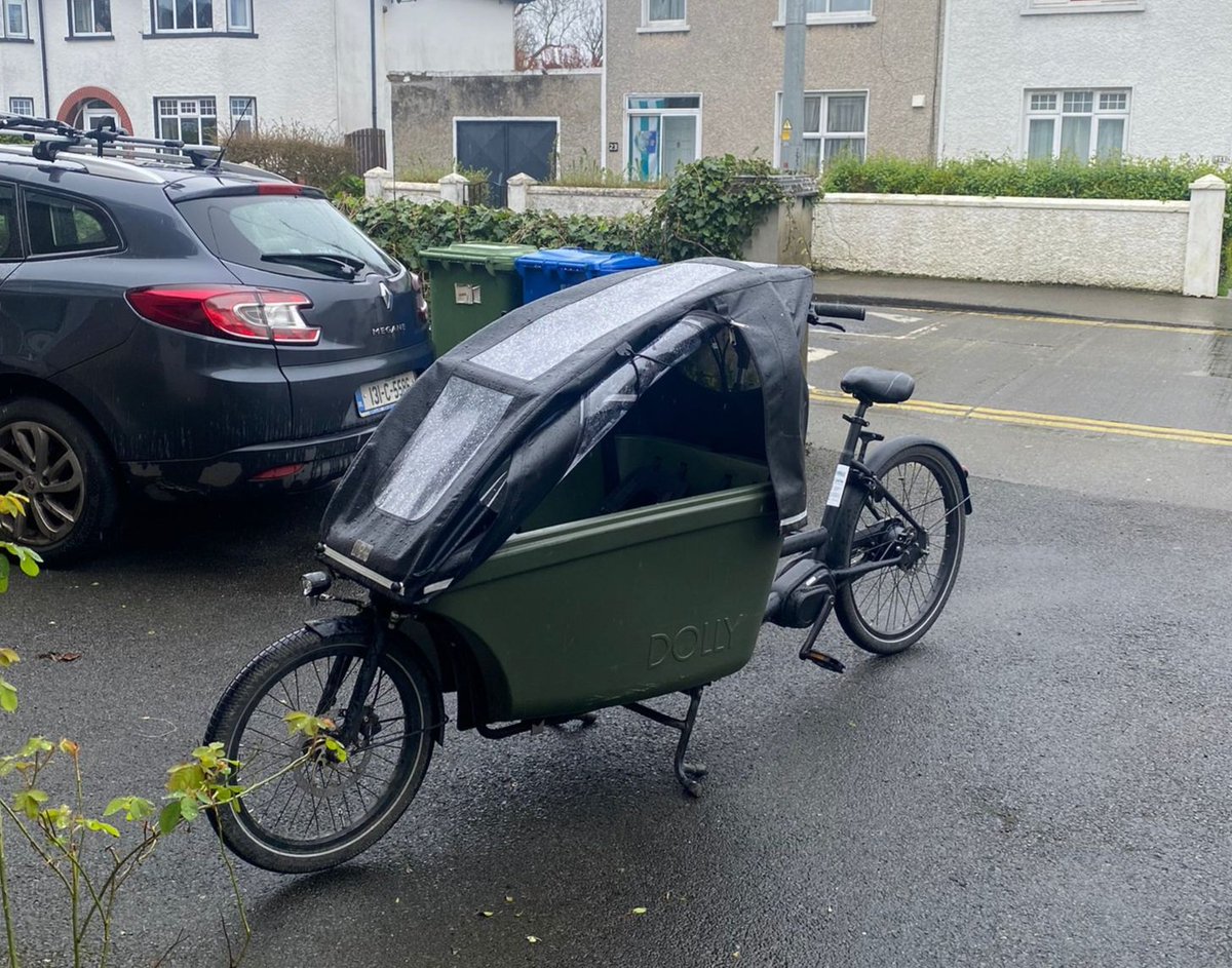 Anna, Kieran and family recently trialed both our Dolly &amp; Longtail ecargo bikes. They found them so beneficial for school runs that they are going getting there own one. Trialing ecargo bike allows families to see if/which type suits. Limerickecargobike@gmail.com for queries