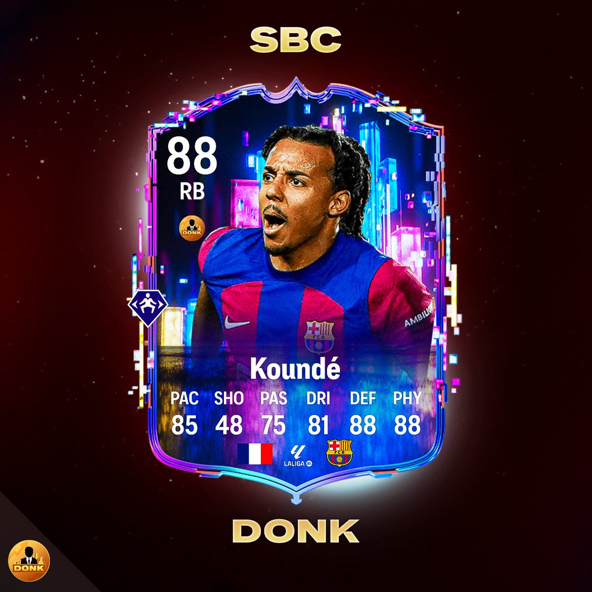 Futdonk's tweet photo. 🚨 Kounde 🇫🇷 SBC Details 🔥

• ✅ Can play CB
• ✅ Has Quick Step
• ✅ Has Slide Tackle
• ✅ Has Long Ball / Aerial
• ✅ Has WF boost
• ✅ Has Wingback / BPD++

Don’t think he has any Intercept or Anticipate as of now 🥲

Make sure to follow @futdonk ⏳
#fc26 https://t.co/zvYyodtDbB
