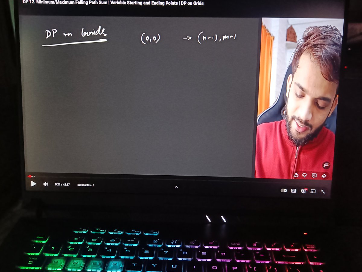 realanirudh26's tweet image. If you’re a beginner or intermediate, never skip a Striver video. I repeat: NEVER.
Even if you already know the topic, you’ll still learn something new.
Those 40 minutes are always worth it

#100DaysOfCode #DSA #programming
