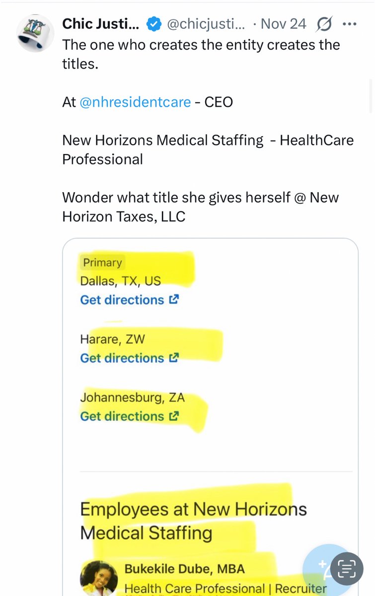 chicjustice's tweet photo. @AustinJustice Speaking of Johannesburg…
#ShutDownNewHorizon #ElderAbuse #ElderJustice
#WeOwnMedicalStaffing
#WeImportAndTrainNurses
#GuiltyofOmission #OkayBuke #MaliceAforethought #ThirdWatchKnows
@johnnyk20001 @DallasPD @DOJCrimDiv @NAPPJustice @Honet334 @JusticeOIG @OIGatHHS @TexasHHSC https://t.co/jmoYcjbnlK