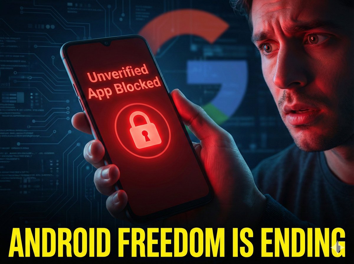 SanjeetTech's tweet image. 🚨 Google wants to kill Android freedom 😳

Starting in 2027, you won’t be able to install unverified apps anymore.

- No more true sideloading.
- No more independent apps.

Google decides what runs on your phone. 📱🔒