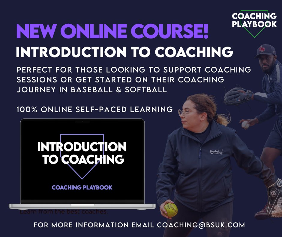 We want potential coaches to have the easiest path to getting in the game - which is why the new Introduction to Coaching course is online! Perfect for assistant coaches and those looking for their first baseball/softball coaching role 
loom.ly/RCx5tpg